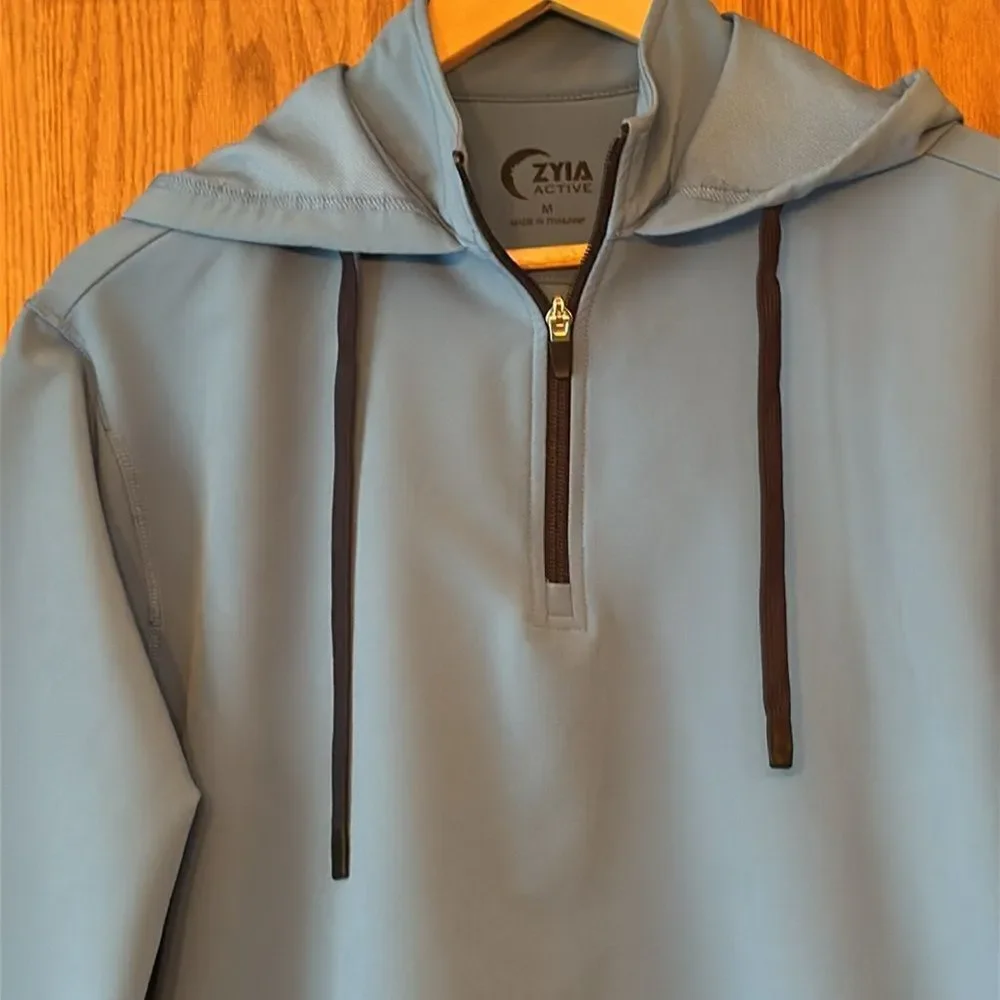 ZYIA ACTIVE Sky Tech Men's Quarter Zip Hoodie